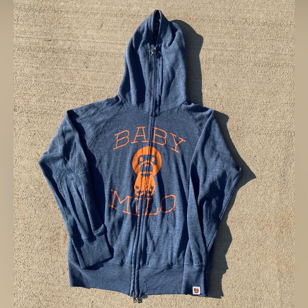 Bape Blue and Orange Baby Milo Hoodie